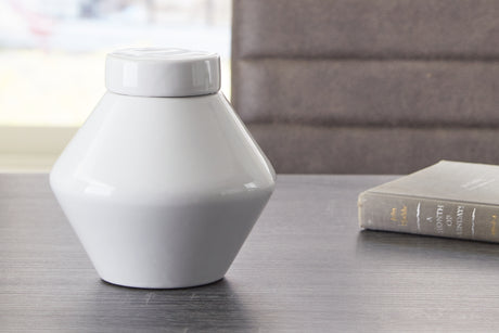 Mega Furniture - Ashley Furniture - Domina Jar - Jar / White - A2000484J