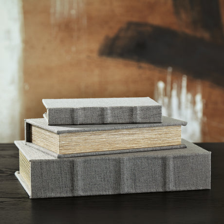 Mega Furniture - Ashley Furniture - Jolina Box (Set of 3) - Box Set (3/CN) / Gray - A2000487