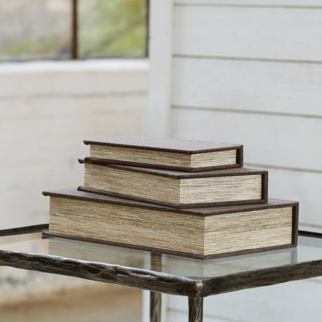 Mega Furniture - Ashley Furniture - Jolina Box (Set of 3) - Box Set (3/CN) / Brown - A2000488