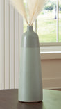 Mega Furniture - Ashley Furniture - Peerland Vase - Vase / Sage Green - A2000655
