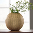 Mega Furniture - Ashley Furniture - Iansboro Vase - Vase / Antique Gold Finish - A2000697