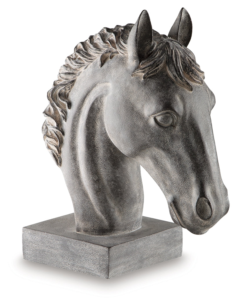 Mega Furniture - Ashley Furniture - Carnlow Sculpture - Sculpture / Antique Black - A2000772
