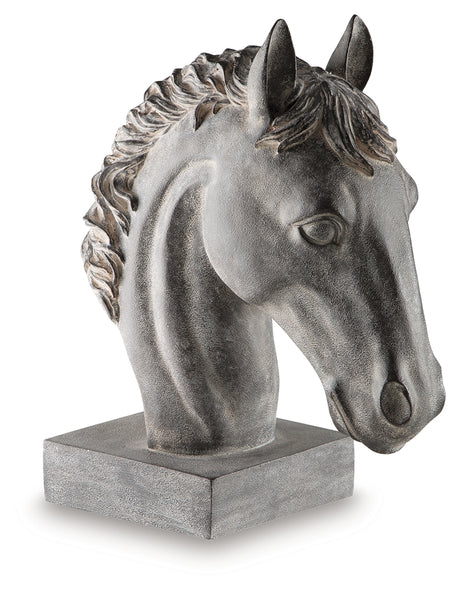 Mega Furniture - Ashley Furniture - Carnlow Sculpture - Sculpture / Antique Black - A2000772