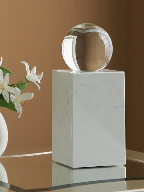 Mega Furniture - Ashley Furniture - Sellner Sculpture - Sculpture / Clear/White - A2000777