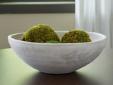 Mega Furniture - Ashley Furniture - Meadie Bowl - Bowl / Distressed White - A2000789