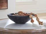 Mega Furniture - Ashley Furniture - Meadie Bowl - Bowl / Distressed Black - A2000792