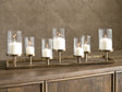Mega Furniture - Ashley Furniture - Wallmond Candle Holder - Candle Holder / Antique Brass Finish - A2000820