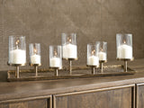 Mega Furniture - Ashley Furniture - Wallmond Candle Holder - Candle Holder / Antique Brass Finish - A2000820
