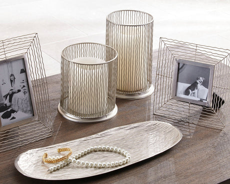Mega Furniture - Ashley Furniture - Dympna Accessory Set (Set of 5) - Accessory Set (5/CN) / Silver Finish - A2C00115