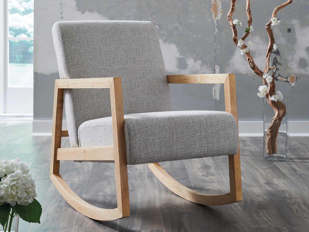 Mega Furniture - Ashley Furniture - Wychworth Accent Chair - Accent Chair / Gray/Natural - A3000745