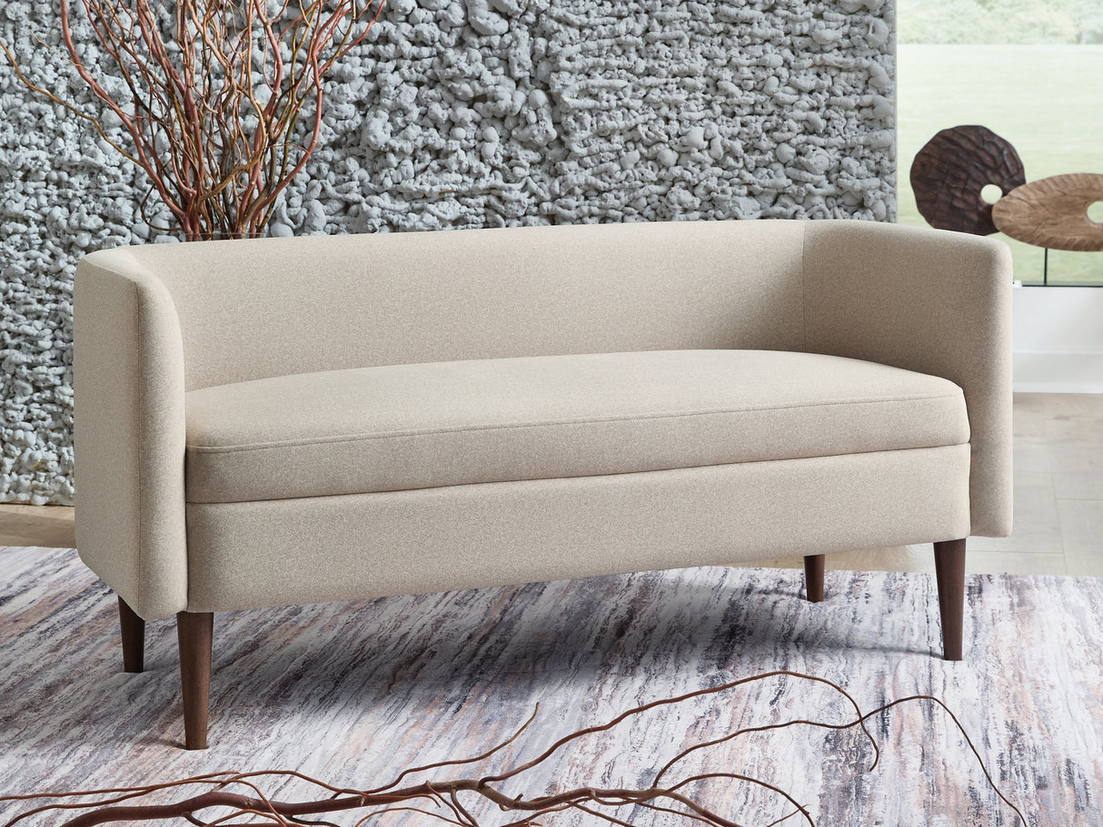Mega Furniture - Ashley Furniture - Wainner Accent Bench - Accent Bench / Beige / 53"W x 22"D x 25"H - A3000756