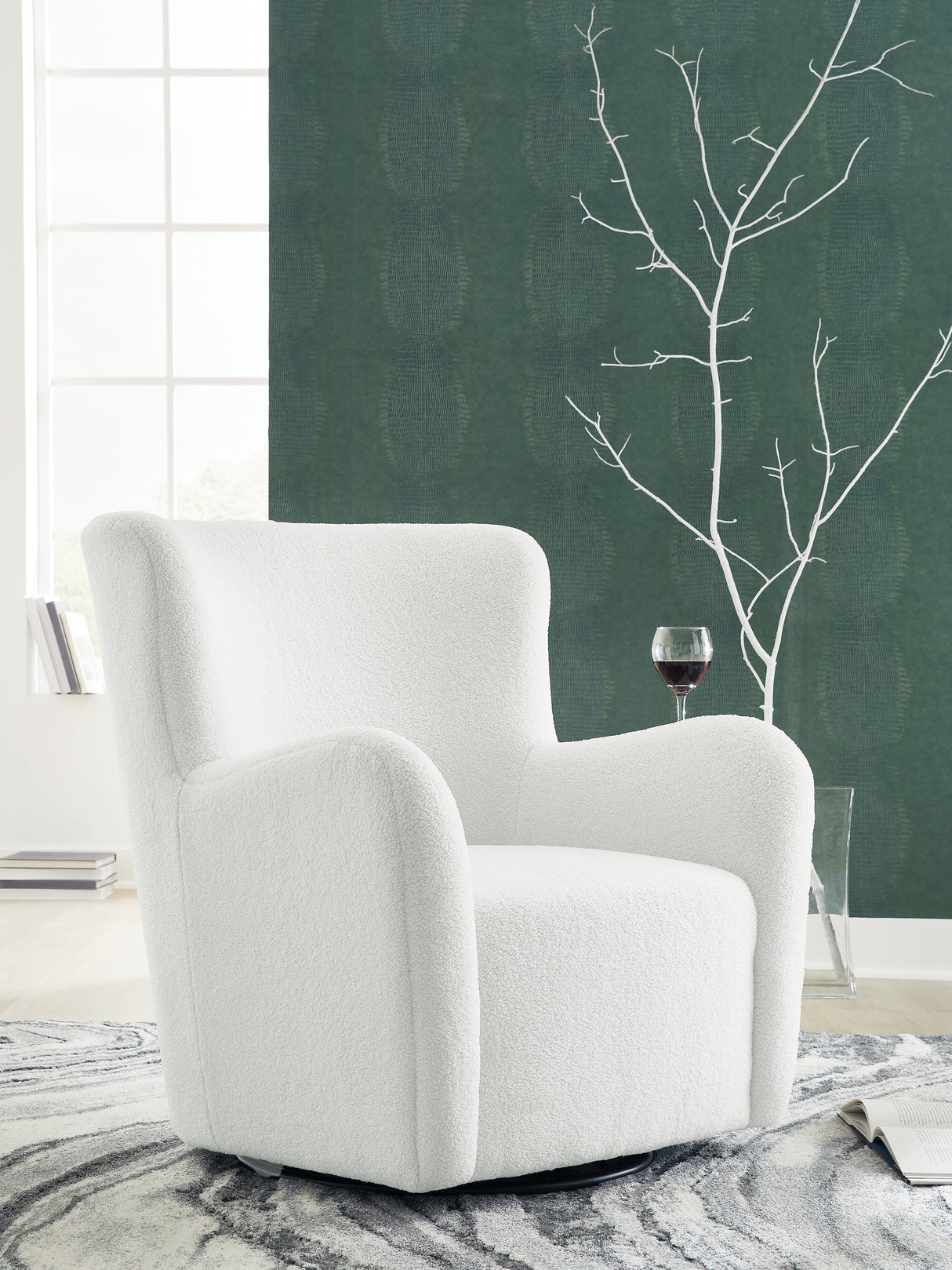Mega Furniture - Ashley Furniture - Rowenburg Swivel Glider Accent Chair - Swivel Glider Accent Chair - A3000797