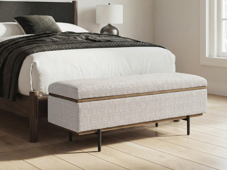 Mega Furniture - Ashley Furniture - Dettaford Next-Gen Nuvella Storage Bench - Storage Bench - A3000848