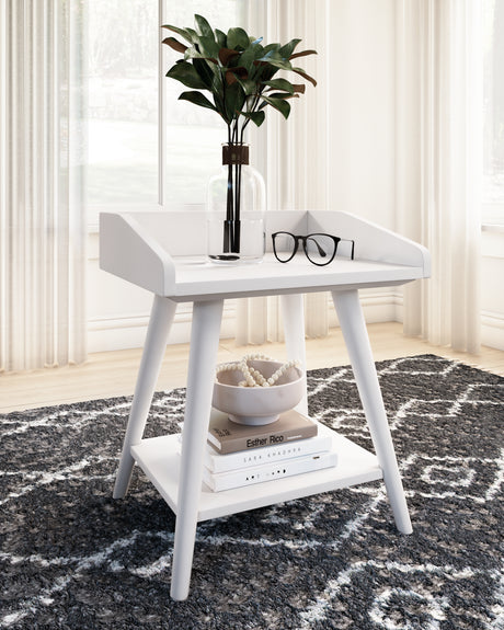 Mega Furniture - Ashley Furniture - Blariden Accent Table - Accent Table / White - A4000367