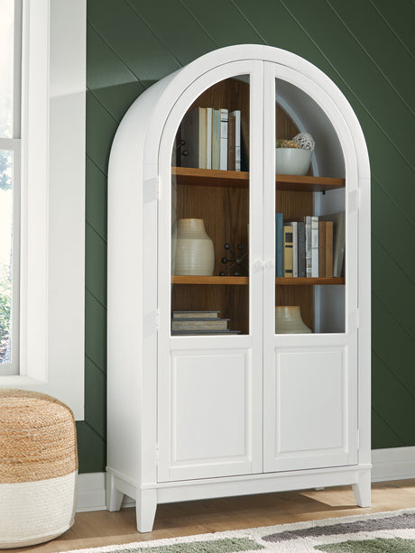 Mega Furniture - Ashley Furniture - Dagandale Accent Cabinet - Accent Cabinet / Natural/Black - A4000705