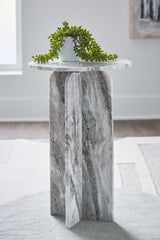 Mega Furniture - Ashley Furniture - Keithwell Accent Table - Accent Table / Gray - A4000610