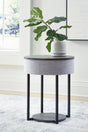 Mega Furniture - Ashley Furniture - Sethlen Accent Table with Speaker - Accent Table with Speaker / Gray/Black - A4000641