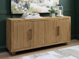 Mega Furniture - Ashley Furniture - Niam Accent Cabinet - Accent Cabinet / Light Antique Beige - A4000684