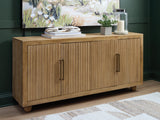 Mega Furniture - Ashley Furniture - Niam Accent Cabinet - Accent Cabinet / Light Antique Beige - A4000684