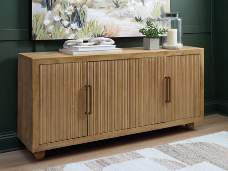 Mega Furniture - Ashley Furniture - Niam Accent Cabinet - Accent Cabinet / Light Antique Beige - A4000684
