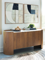 Mega Furniture - Ashley Furniture - Fitzroy Accent Cabinet - Accent Cabinet / Brown/White - A4000688