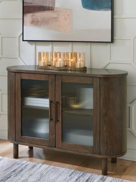 Mega Furniture - Ashley Furniture - Mayridge Accent Cabinet - Accent Cabinet / Medium Brown - A4000694