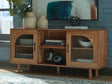 Mega Furniture - Ashley Furniture - Adway Accent Cabinet - Accent Cabinet / Natural Brown - A4000709