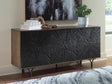 Mega Furniture - Ashley Furniture - Lavinmont Accent Cabinet - Accent Cabinet / Multi Brown - A4000710