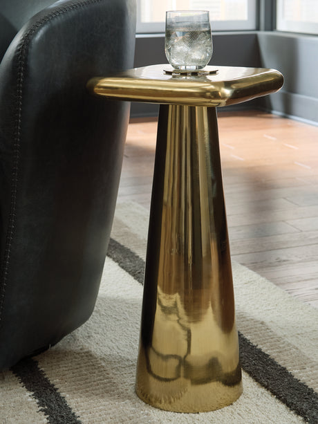 Mega Furniture - Ashley Furniture - Dallenburg Accent Table - Accent Table / Gold Finish - A4000717