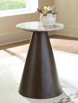 Mega Furniture - Ashley Furniture - Waltnor Accent Table - Accent Table / Gray/White/Brown - A4000720