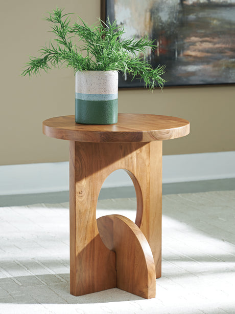 Mega Furniture - Ashley Furniture - Hollbourne Accent Table - Accent Table / Brown - A4000723