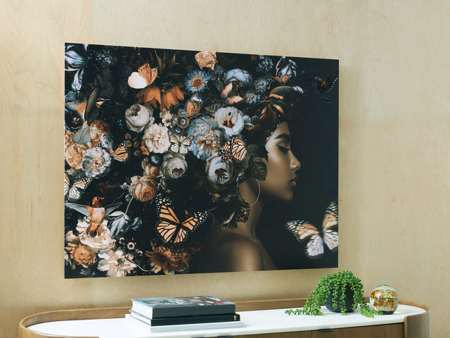 Mega Furniture - Ashley Furniture - Valfer Wall Decor - Wall Art / Orange/Black/White - A8000481