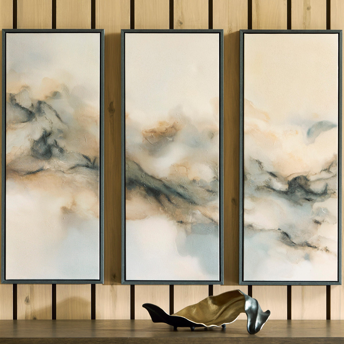 Mega Furniture - Ashley Furniture - Larrondale Wall Decor - Wall Art Set (3/CN) - A8000556