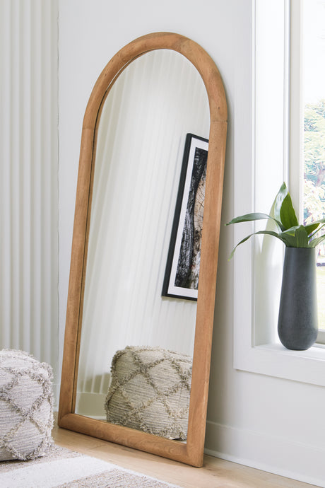Mega Furniture - Ashley Furniture - Dairville Mirror - Floor Mirror / Brown - A8010323