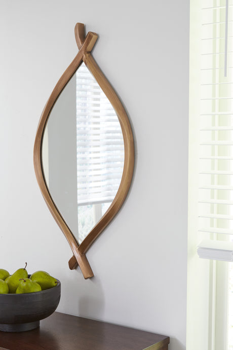 Mega Furniture - Ashley Furniture - Bartner Mirror - Accent Mirror / Antique Gold Finish - A8010340