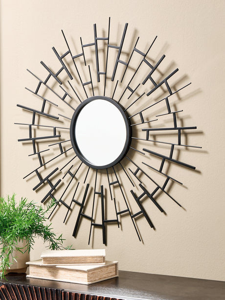 Mega Furniture - Ashley Furniture - Garrenworth Mirror - Accent Mirror / Black - A8010391