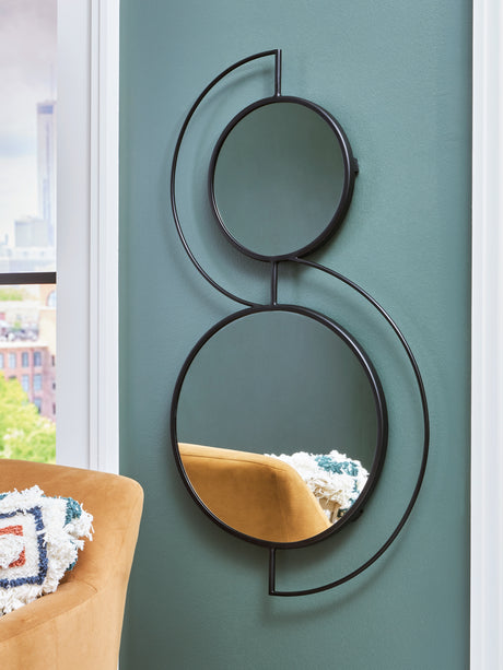 Mega Furniture - Ashley Furniture - Shayham Mirror - Accent Mirror / Black - A8010402