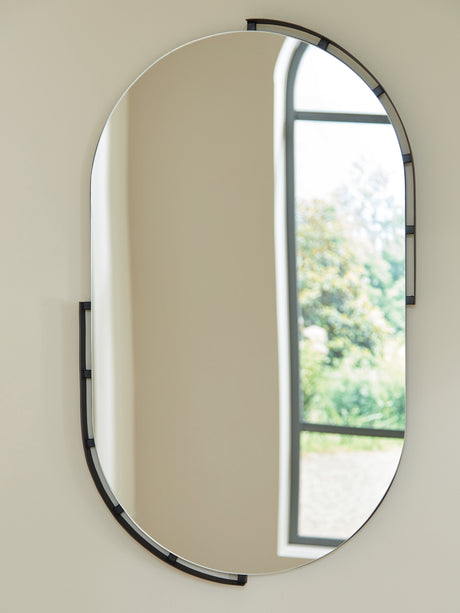 Mega Furniture - Ashley Furniture - Valkings Mirror - Accent Mirror / Black - A8010403