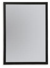 Mega Furniture - Ashley Furniture - Danziar Bedroom - Bedroom Mirror / Black - B1013-36