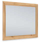 Mega Furniture - Ashley Furniture - Aleaport Bedroom - Bedroom Mirror / Warm Brown - PCB1075-36