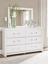 Mega Furniture - Ashley Furniture - Maeling Bedroom - Dresser and Mirror - PCB1119B1