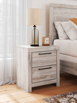Mega Furniture - Ashley Furniture - Broachmyn Bedroom - Two Drawer Night Stand / Gray - PCB1120-92