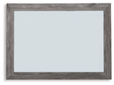Mega Furniture - Ashley Furniture - Bronyan Bedroom - Bedroom Mirror / Dark Gray - B1290-36
