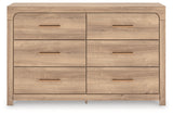 Mega Furniture - Ashley Furniture - Kinlanni Bedroom - Six Drawer Dresser - PCB1360-31