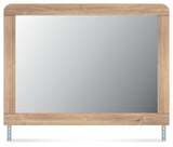 Mega Furniture - Ashley Furniture - Kinlanni Bedroom - Bedroom Mirror / Tan - PCB1360-36