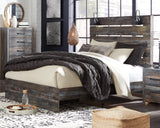 Mega Furniture - Ashley Furniture - Drystan Bedroom - Queen Panel Bed / Multi - B211B4