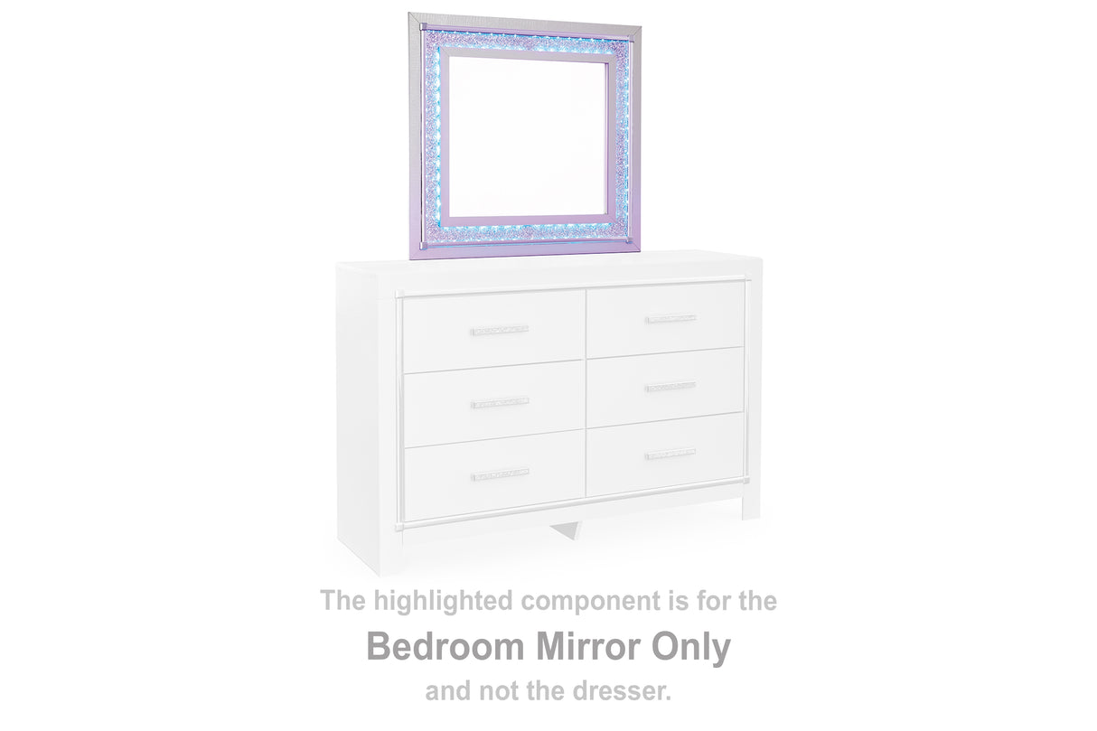 Mega Furniture - Ashley Furniture - Zyniden Bedroom - Bedroom Mirror / Silver - B2114-36