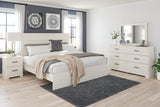 Mega Furniture - Ashley Furniture - Stelsie Bedroom - Two Drawer Night Stand / White - B2588-92