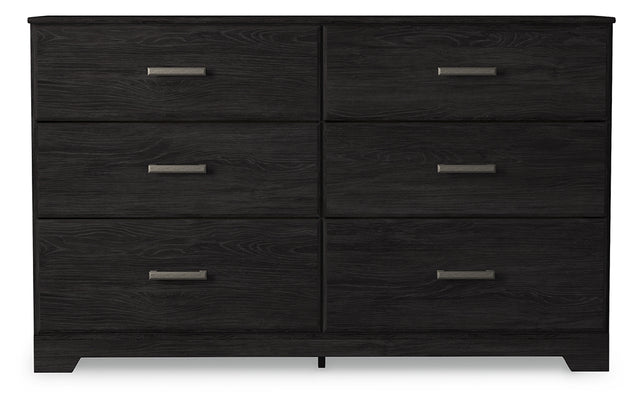 Mega Furniture - Ashley Furniture - Belachime Bedroom - Twin Panel Bed / Charcoal - B2589B11