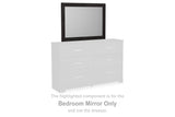 Mega Furniture - Ashley Furniture - Belachime Bedroom - Bedroom Mirror / Charcoal - B2589-36